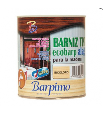 BARNIZ TINTE ECOBARP AL AGUA SATINADO NOGAL DE 750ML