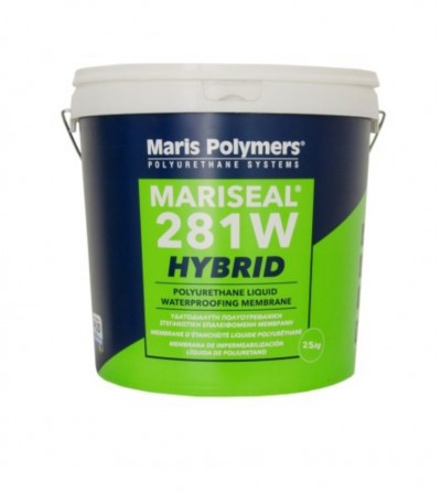 Membrana  de poliuretano Mariseal 281W HYBRID de 15 kg