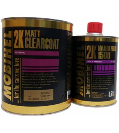 KIT Barniz bicapa HS mate + catalizador