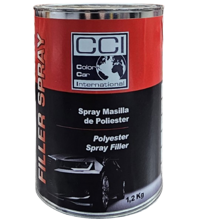 Masilla de poliester a pistola + catalizador 1.2 kg