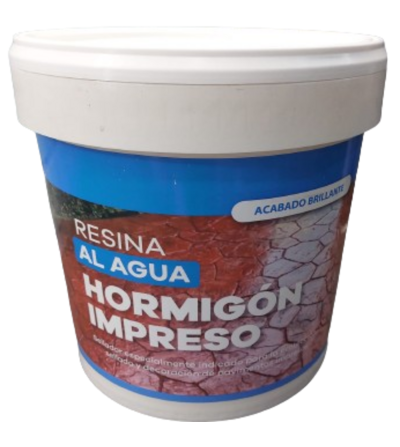 Resina hormigon impreso al agua de 15 L.