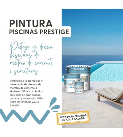 Pintura piscina prestige acrílica al disolvente