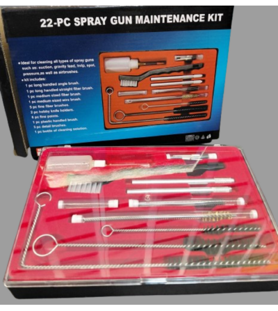 Kit limpieza pistolas 22 piezas