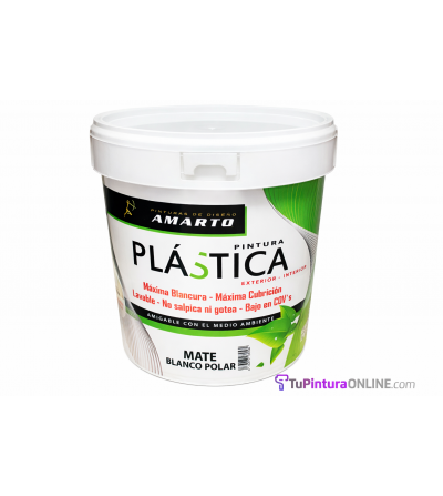 Mate blanco Polar interior-exterior de Amarto