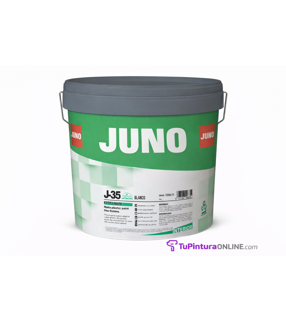 Pintura de interior J-35 extra mate de Juno 15 L