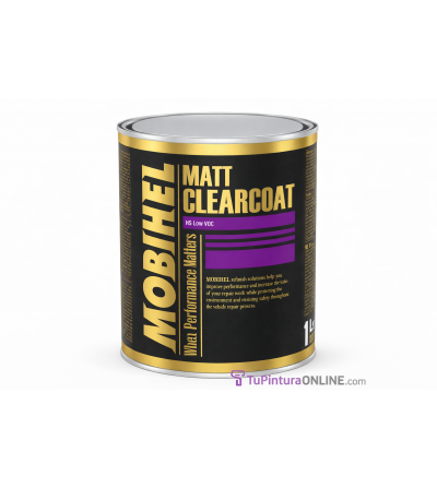 Barniz bicapa HS mate 2:1 clearcoat 1L