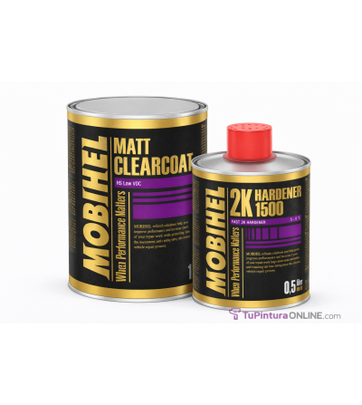 KIT Barniz bicapa HS mate + catalizador