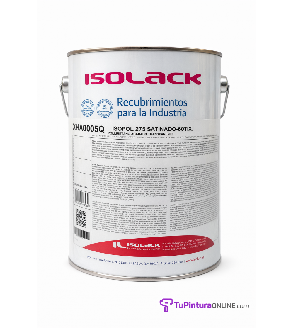 Laca Transparente Isopol 275 de Isolack