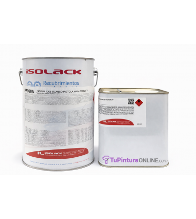 Pack Fondo Isodur 1266 Blanco High Quality de 5 L + Catalizador 0027 de 2.5 L